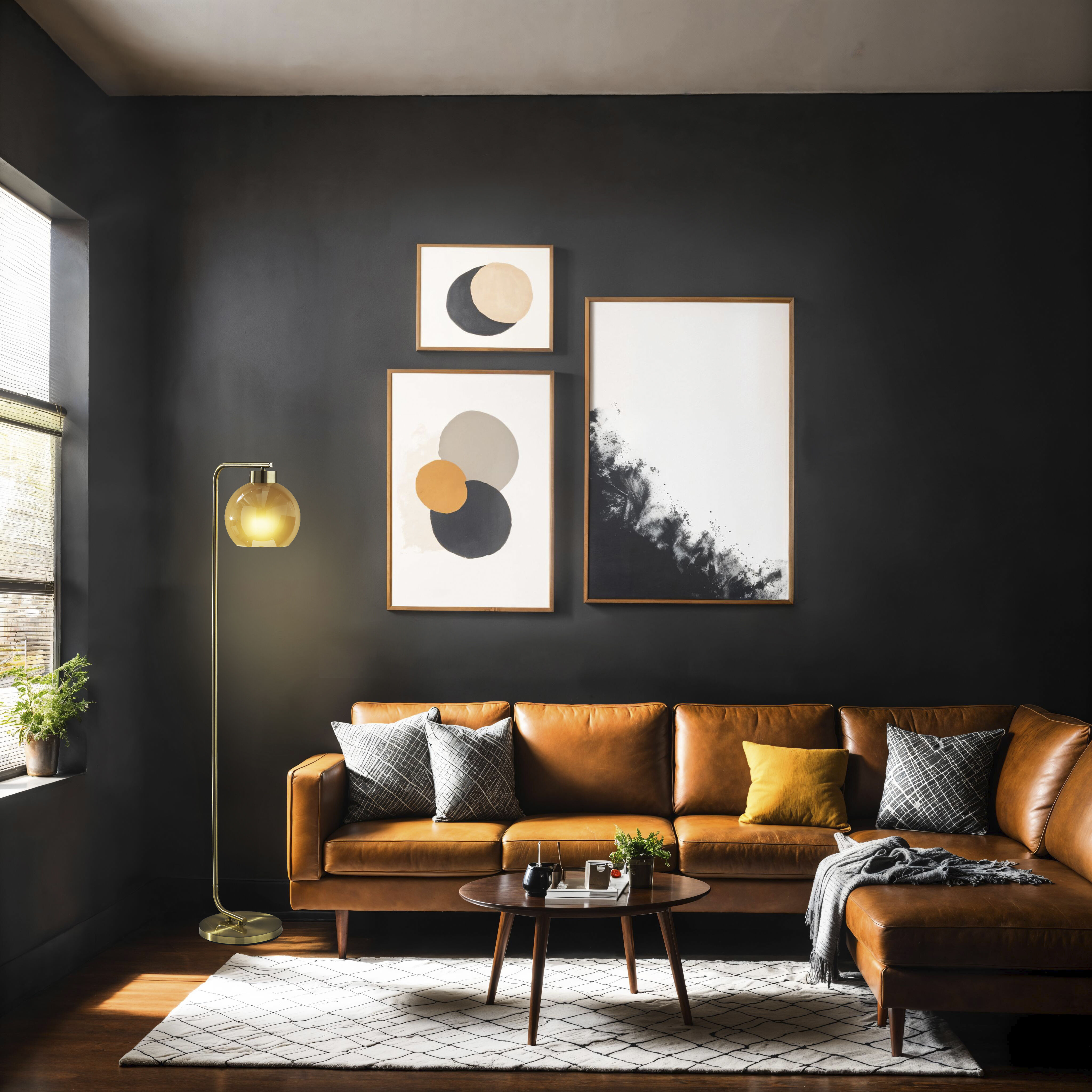 Atticus 59 inch 60.00 watt Antique Brass Floor Lamp Portable Light